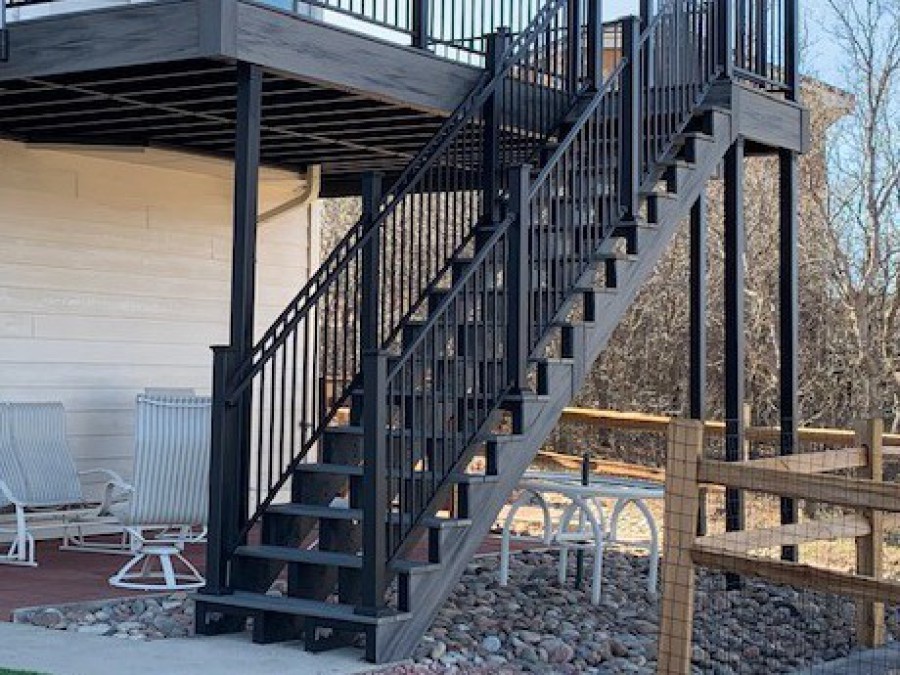 FE26 34"X6' STAIR BLACK SAND