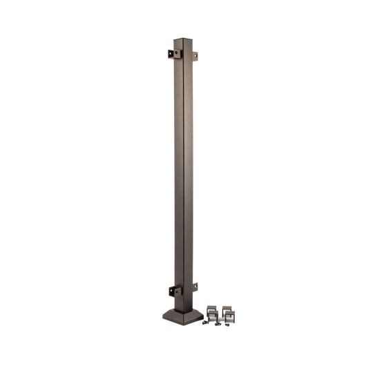 FE26 3"X39.5" LINE POST BLKSND