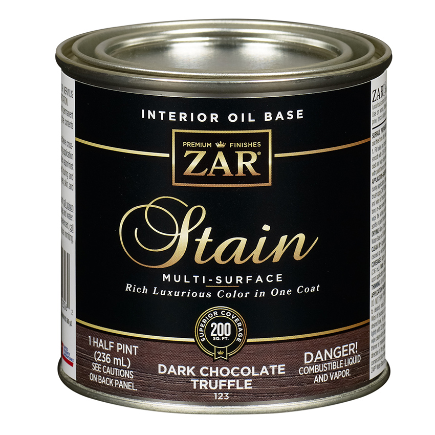 1/2 PINT ZAR OIL STAIN DRK CHOC