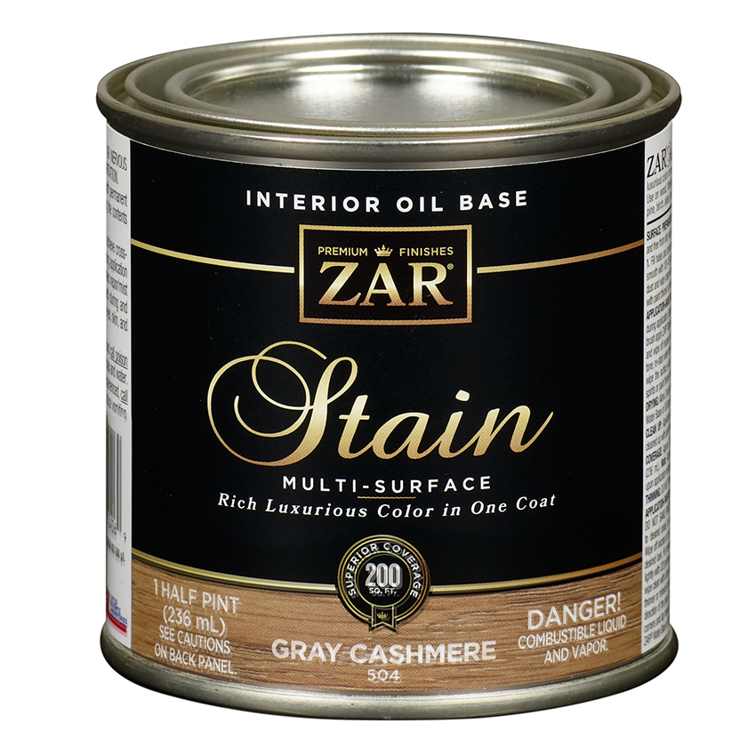 1/2 PINT ZAR OIL STAIN CASHMERE