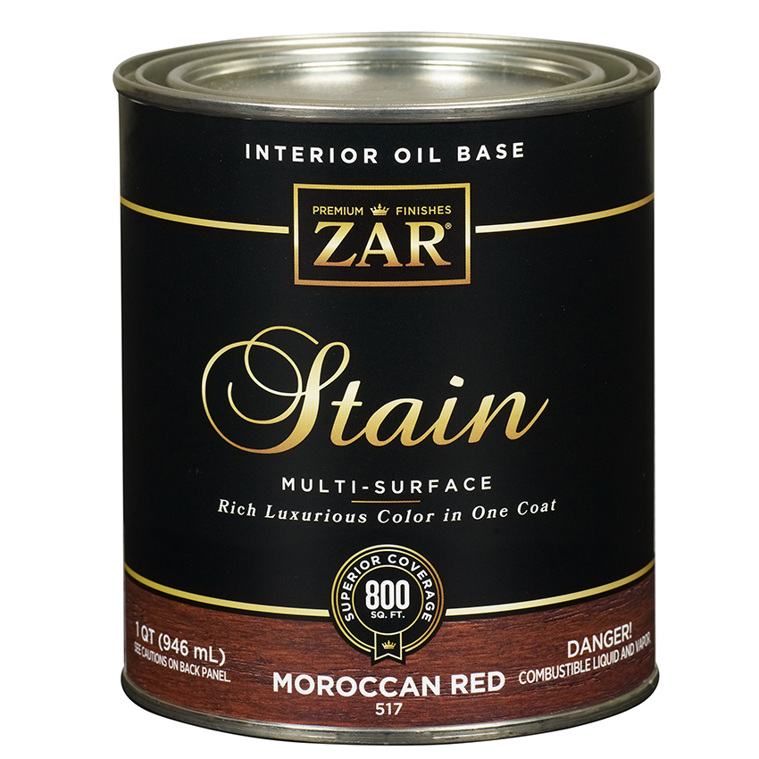 QT ZAR OIL STAIN MOROCCAN RED