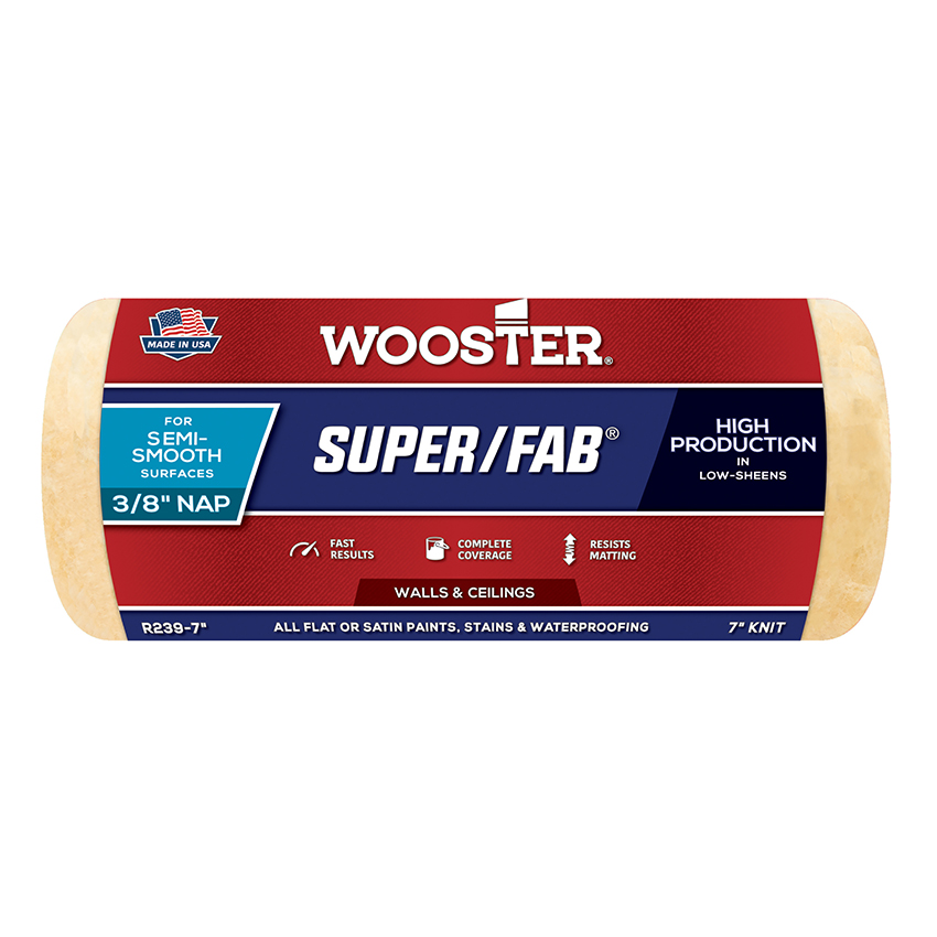 7" WOOSTER SUPERFAB ROLLER 3/8"