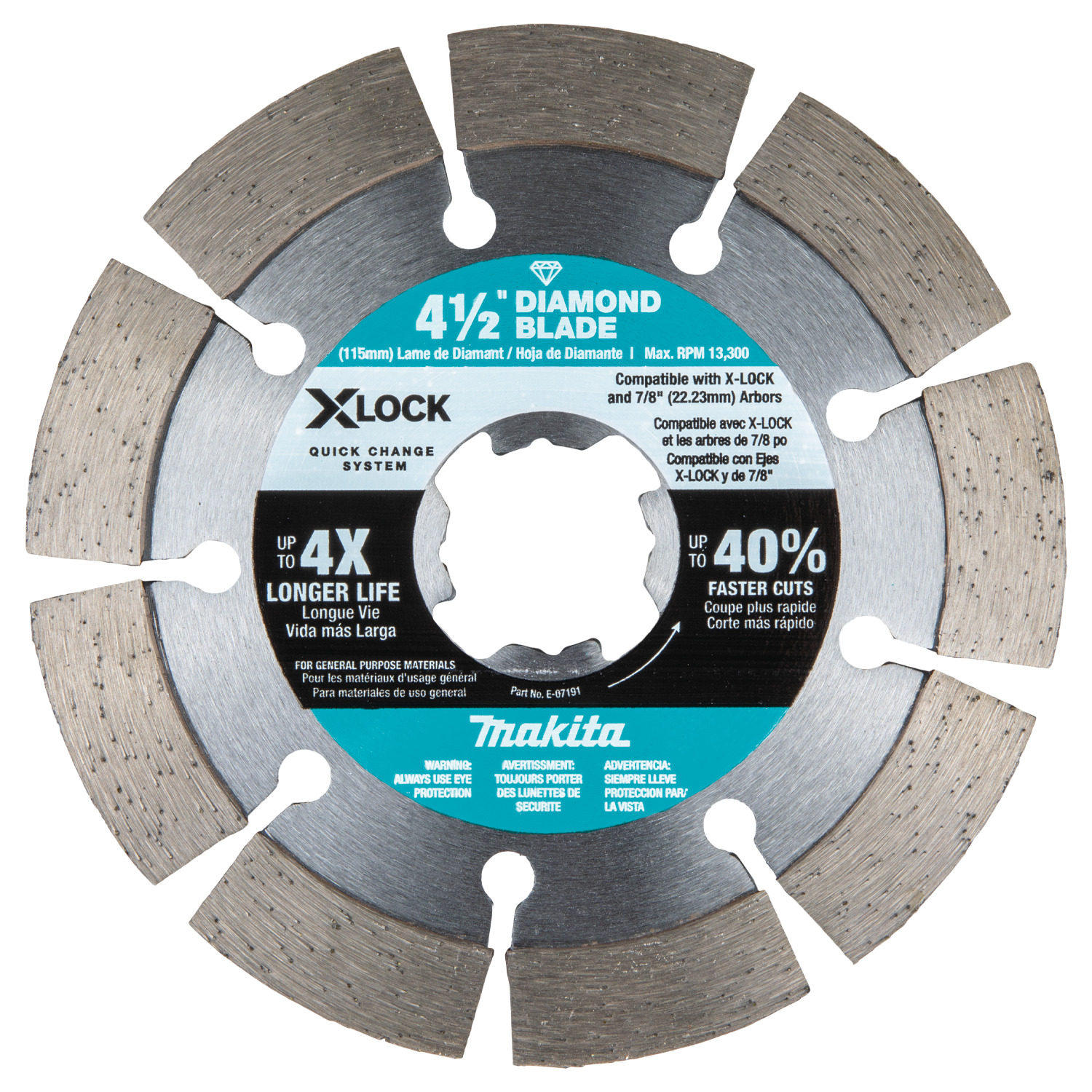 X-LOXK 4-1/2" DIAMOND BLADE