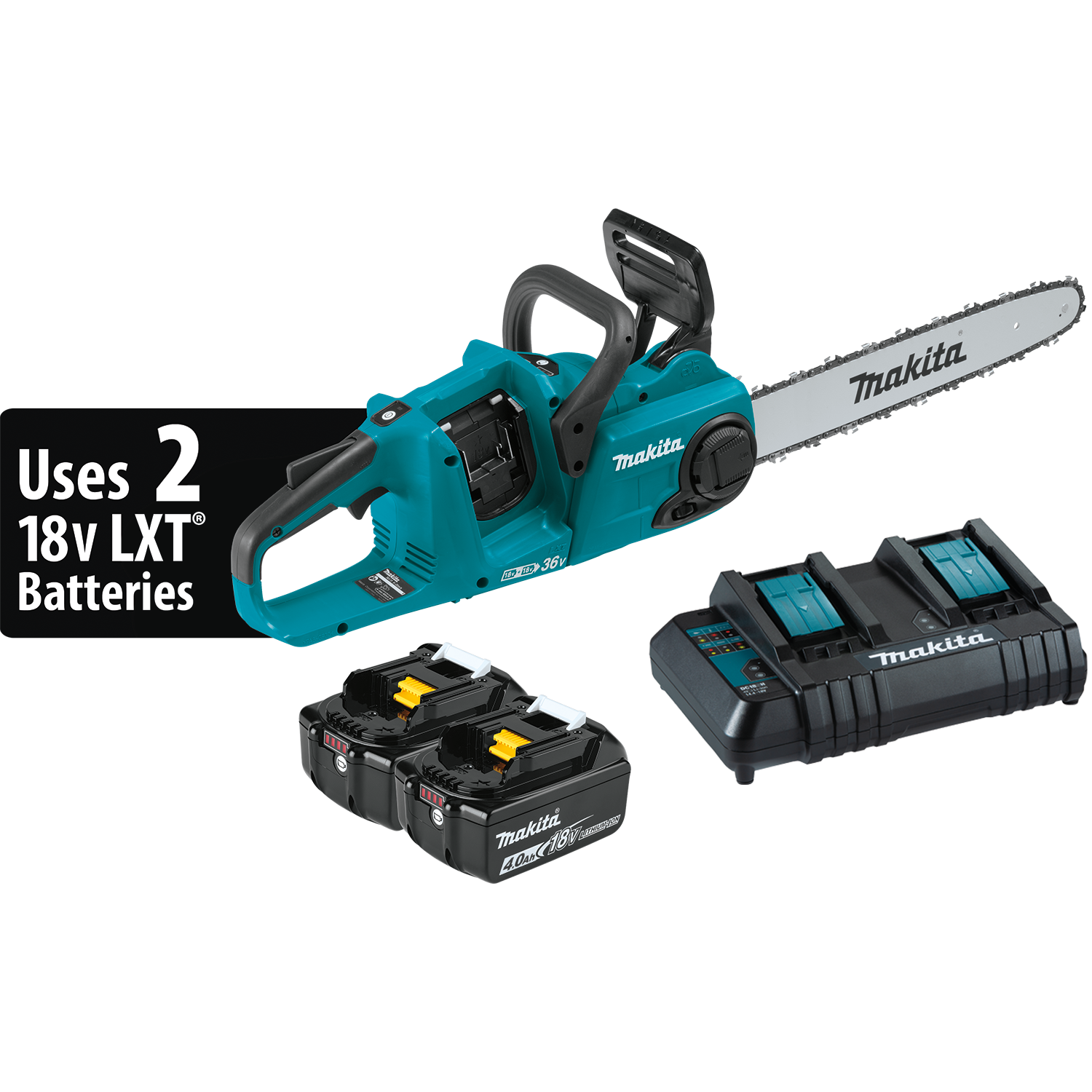 18VX2 BL 16" CHAIN SAW KIT 2X4AH