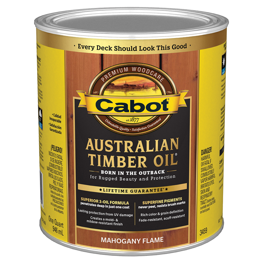 CABOT AUSTRALIAN MAHOG FLAME QT