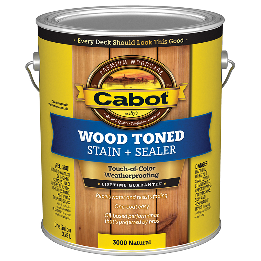 CABOT WOOD TONE NATURAL GAL