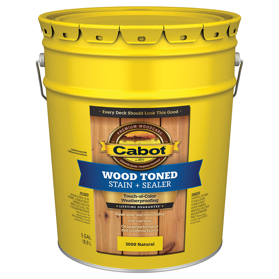 CABOT WOOD TONE OIL NATURAL 5GAL