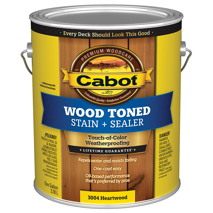 CABOT WOOD TONE HEARTWOOD GAL