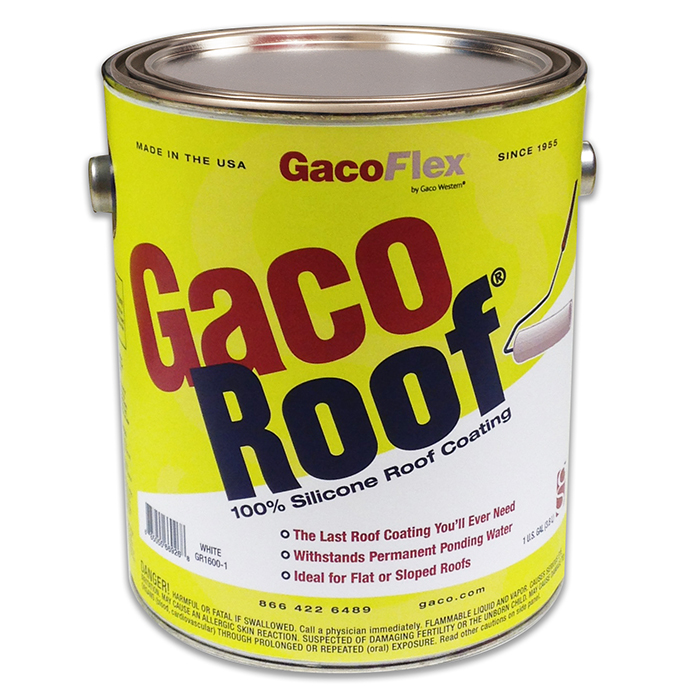 GACO SILICONE ROOF WHITE GAL