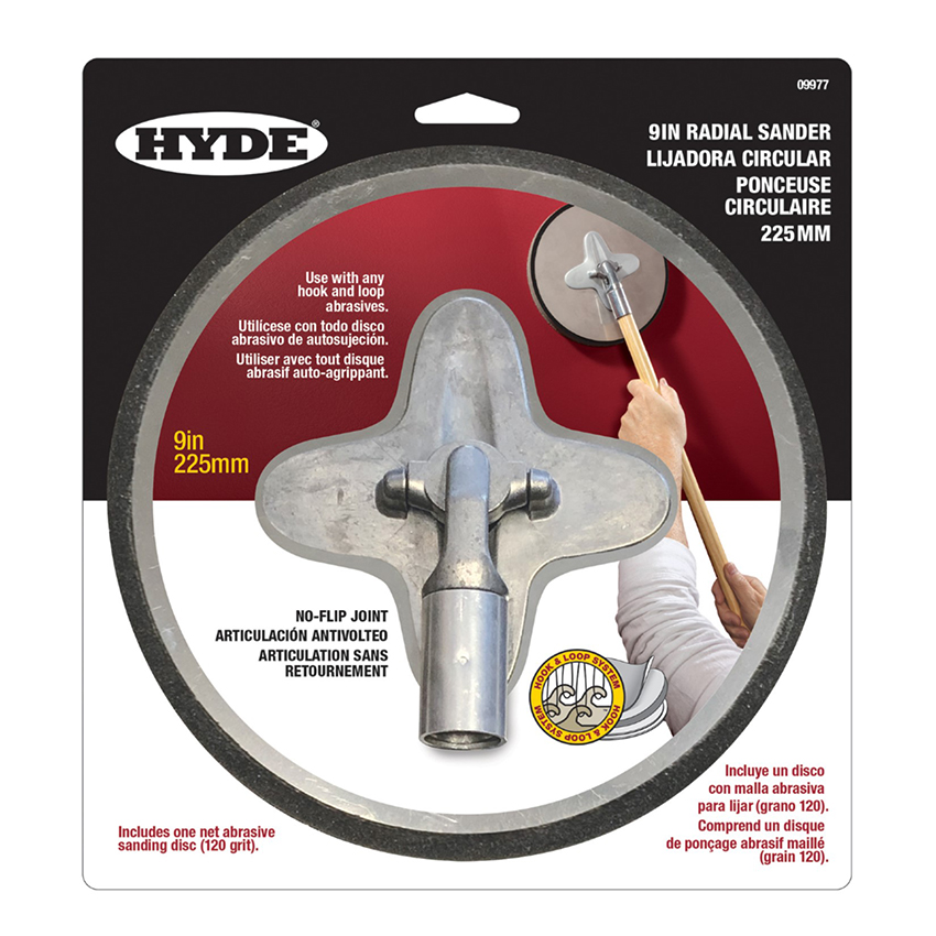 9" HYDE RADIAL DRYWALL SANDER